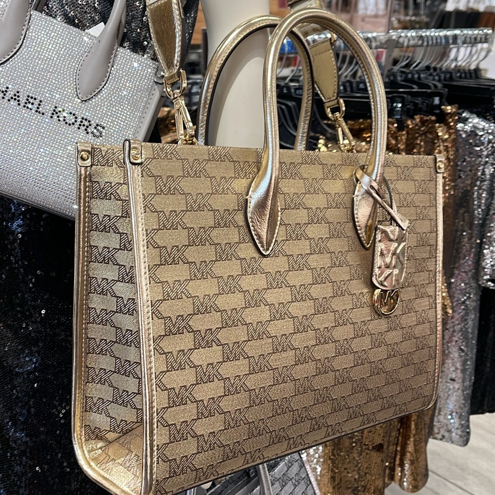 Michael Kors Medium Mirella EW Tote Bag Crossbody Shoulder Handbag NWT - Picture 15 of 16
